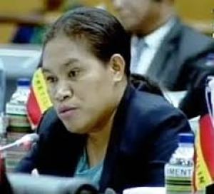 Sekretária Meza Parlamentu Nasionál, deputada Lídia Norberta.