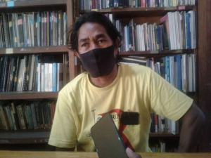 Responsável Asuntu Agrikultura iha ONG La&#039;o Hamutuk, Mariano Ferreira, ko&#039;alia hela ba www.tempotimor.com iha kna&#039;ar fatin Bebora, segunda (26/07). 