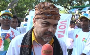 Prezidente PDN, Fernando Gusmao iha kampana FDD iha 2018 iha Tasi Tolu