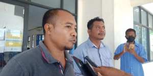 Xefe departementu peskiza baze de dadus, José Alarico Santos Lopes, ko&#039;alia hela ba mídia iha salaun apuramentu Baukau, kuarta (01/06).
