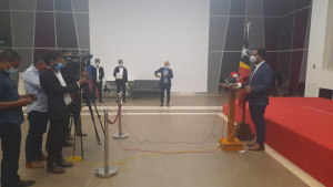 Ministru Prezidensia Konsellu Ministru, Fidélis Magalhães ko&#039;alia ba Midia hafoin Konsellu Ministru iha Ministeiru Finansas Aitarak laran Dili