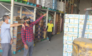 Ekipa AIFAESA halo inspesaun ba sasan siira iha Kapital Dili.