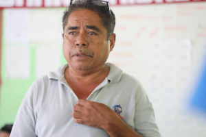 Vise Prezidente CU-FNC, José da Costa ko&#039;alia hela ba www.tempotimor.com  iha Asembleia Extraordináriu Kaibada, domingo (18/07).