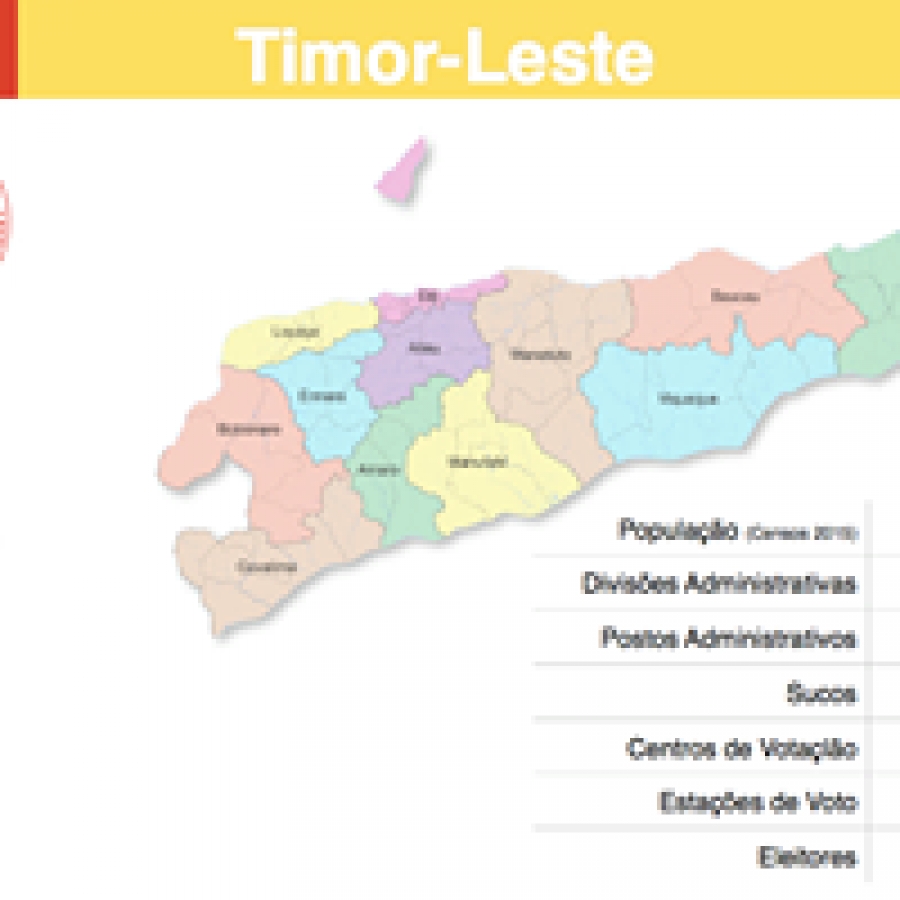 Mapa Timor Leste