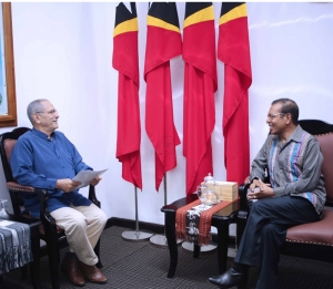Eis Prezidente Repúblika, José Ramos Horta ko’alia hela ho Primeiru Ministru, Taur Matan Ruak.