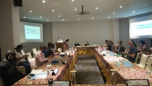 Reprezentante Parseiru Dezenvolvimemtu sira enkontru hela hoMSSI, Armanda Berta dos Santos iha Hotel Timor, kinta (22/07).