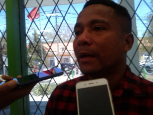 Koordenadór Kooperativa Wemook, Ernesto Cardoso, koalia hela ba média sira iha momentu balu bainhira assina akordu hodi simu apoiu husi Sekretária Estadu Kooperativa (SEKoop), iha Akait.