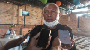 Diretór Bombeirus Claudio da Silva ko&#039;alia hela ba media sira hafoin Workshop iha Tower Fatuhada, segunda (30/11).