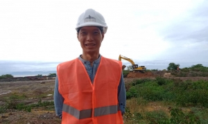 Diretór Pelican Paradise, Jeremiah Chan iha fatin konstrusaun nian (28/2)
