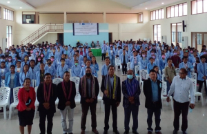 Dosente no Estudante sira husi Departamentu Komunikasaun Sosiál (CS), Fakuldade Siénsia Sosiál, Universidade Nasionál Timor Lorosa’e (UNTL), partisipa hela formasaun husi UNESCO Paris iha salaun Katedral, Bebora, tersa (22/02).