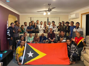 Embaixadora Inês no delegasaun halao viajen ba Caboolture hodi hasoru malu ho trabalhador seasonal Workers Programme (SWP), Outobru 2020.