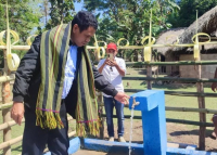 MAE Inaugura Sistema Bee-Moos no Reabilitasaun Sede Suku iha Kailaku