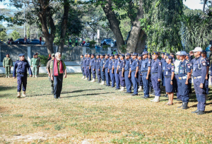 Primeiru-Ministru (PM), Kay Rala Xanana Gusmão, iha formatura Sentru Formasaun Akademia PNTL Komoro, kinta (17/08/2023).