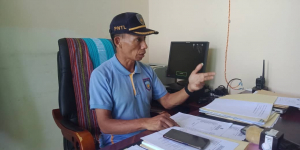 Komandu PNTL Munísipiu Baukau, Superintendente António De Sá ko’alia hela ba mídia iha kna’ar fatin, kuarta (27/04).
