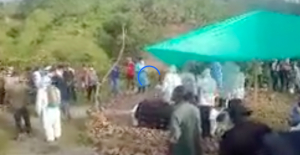 Prosesu Funeral ba Matebian Armindo Borges iha rate Manleuana, Kinta (15/4)