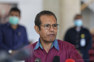 PM Taur Matan Ruak ko&#039;alia ba Jornalista sira iha Palasiu Prezidensial, iha tersa (17/11)