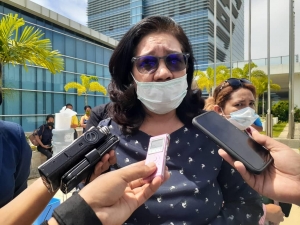 Ministra Finansas Interina, Sara Lobo ko&#039;alia ba Jornalista sira iha Ministeiru Finansas, Ai Tarak Laran Dili (29/4)