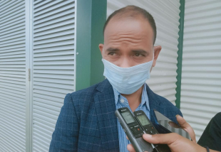 Diretór jeral kooperativu Ministériu Saúde (MS), Marcelo Amaral ko’alia hela ba media sira iha Baukau, sesta (10/12).