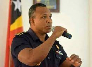 Komadante Operasaun PNTL Nasionál, Superentidente Xefe Pedro Belo.