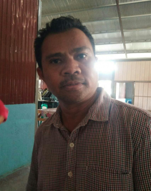 Diretór Kompañia Green Mota-ain, Unipessoal L.da, Domingos Soares Pereira koalia hela ho média sira iha Fundasaun Hanai Malu (FHM), iha Lanud Bairru Pite, kuarta (06/01).