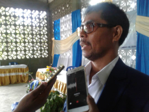 Prezidente Kooperativa Paulo de Jesus (KPJ), Ladislau Maria das Dores de Jesus koalia hela ho jornalista sira iha munisípiu Likisá, tersa (22/12).