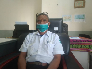 Diretór Servisu Saúde Munisípiu Baukau, Domingos Reinaldo da Costa Guterres, ko&#039;alia hela ba www.tempotimor.com, iha kna&#039;ar fatin Rea-Mare, kuarta (19/01).