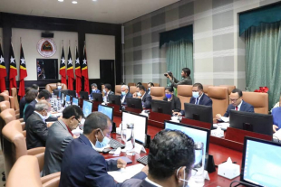 Reuniaun Konsellu Ministru iha Palasiu Governu Momentu balun liuba.