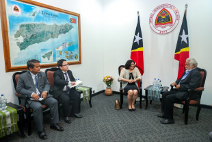 Embaixadór Filipina mai Timor-Leste, Belinda Antes enkontru hela ho Primeiru-Ministru, Kay Rala Xanana Gusmão.