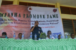 Segundu Komandante PNTL Munisípiu Dili, Superintendente João Sancho Pires.