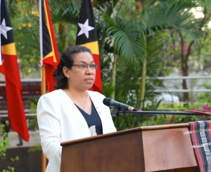 Ministra Negósiu Estranjeiru no Kooperasaun (MNEK), Adaljiza Magno.