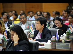 Deputada Congresso Nacional de Reconstrução de Timorense (CNRT), Fernanda Lay iha Plenaria parlamentu Nasional