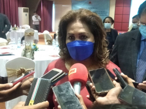 Diretora Jerál Prestasaun Saúde, Odete da Silva Viegas.
