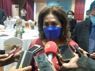 Diretora Jerál Prestasaun Saúde, Odete da Silva Viegas.