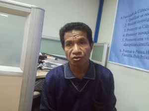 Akademista UNTL Victor Soares 