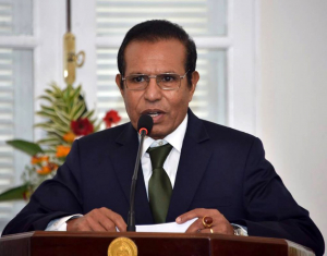 Primeiru Ministru (PM), Taur Matan Ruak.