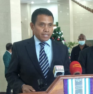 Ministru Administrasaun Estatal (MAE), Miguel Pereira de Carvalho.