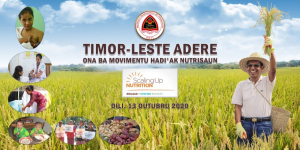 Banner hadia nutrisaun ne&#039;ebe fo sai husi VIII Governu Konstitusional