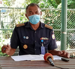 Portavóz Komandu Jerál PNTL, Superintendente Polisia, Arnaldo de Araújo.