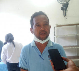 Xefe Suku Motael, Luis António C. G. Viegas ko&#039;alia hela ho www.tempotimor.com iha Suku Motael, sábadu (08/5).