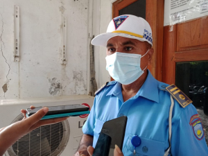Komandante Tránzitu munisipiu Dili, Inspetór Polisia, Domingos Sarmento Gama iha kna&#039;ar fatin Kaikoli, tersa (25/05).