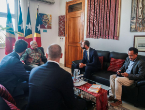 Chief Executive Officer kompañia Biocentis, Giorgio Rocca ho nia kometiva, enkontru hela ho Prezidente Repúblika, José Ramos Horta, iha palásiu Prezidensial Bairo-Pite, tersa (04/10). 