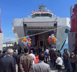 Ró Berlin Ramelau ne’ebé Primeiru Ministru, Taur Matan Ruak, inaugura iha Portu Dili, segunda (20/12).