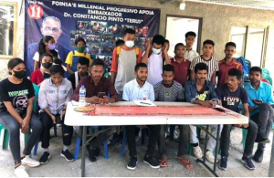 Movimentu Potensiál Ermera (MPE) deklara fó apoiu ba Kandidatu Prezidente Repúblika (PR) Independente període 2022-2027, Constáncio Pinto ‘Terus’, iha Dili, kuarta (09/03).