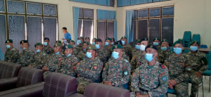 Membru F-FDTL ne’ebé termina ona kursu kona-bá seguransa, protesaun ba autoridade sira militár nian, no inklui autoridade sivíl sira seluk, iha kuartel jerál, Unidade Polísia Militár (PM), kintál-boot, segunda (04/10.