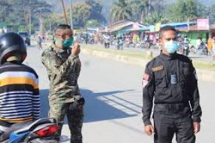 PNTL serbisu hamutuk ho F-FDTL hala&#039;o hela sira nia kna&#039;ar iha Gleno