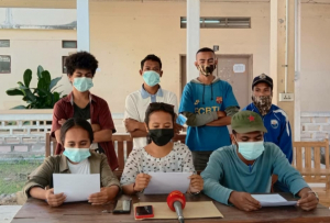 Front Mahasiswa Timor-Leste (FMTL) hala&#039;o hela konferensia imprensa iha kampus Faspol UNTL ,Kaikoli, sabadu (1/5).