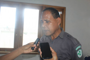 Koordenador ékipa task force Baukau, Adolfo Dias Marçal ko&#039;alia hela ba média sira iha kna&#039;ar fatin, kinta (03/02).