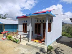 Uma ba Kbi&#039;it La&#039;ek ne&#039;ebe MAE inaugura iha Suku Gildape no Suku Lontas.