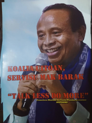MAPKOMS, Francisco Jerónimo iha kapa revista MAPKOMS (25/9)