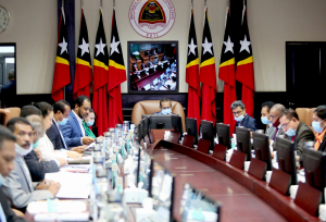 Reuniaun Konsellu Ministru iha palasiu Governu